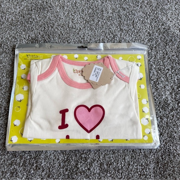 NWT Baby Girl 3 piece lot, organic cotton - Picture 10 of 14